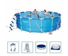 Bestway Stahl Pro Schwimmbad Set Stahlrahmen Rund 457x122 cm 56438