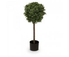 Buchsbaum Kunstpflanze FINN 90 aus Kunststoff, Kunstbaum, Buxbaum, Höhe: 90 cm