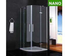 Duschkabine Doppel Falttür Duschtür 80x80x195 NANO Ohne Duschtasse