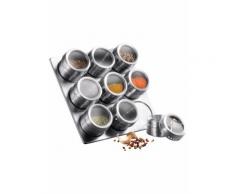 Magnet-Gewürzboard (10-tlg.) in silber von bonprix