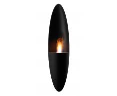safretti Prometheus P Wandfeuer / Ethanol Kamin: Schwarz