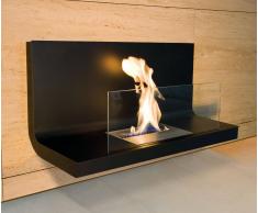 Radius Design Radius Wall Flame schwarz: mit Scheibe - Schwarz
