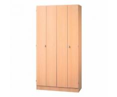 Falttürenschrank »Flexiline II« 100 cm breit 5 OH Braun, HAMMERBACHER, 100x200.4x42 cm