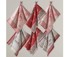La Redoute - 6er-Pack Geschirrtücher, Jacquard aus reiner Baumwolle