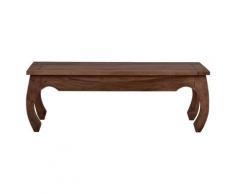 MiaMöbel Opium Couchtisch Colombo Natur 120x60cm Massivholz Sheesham Kolonialstil Indien Indisch