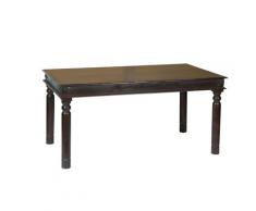 MiaMöbel Esstisch Colombo 180x90cm Massivholz Pinie Kolonialstil Indien Indisch