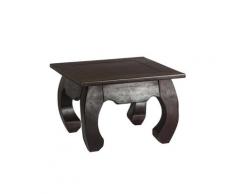 MiaMöbel Opium Couchtisch Colombo 80x80cm Massivholz Akazie Kolonialstil Indien Indisch
