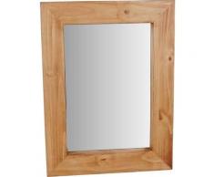 MiaMöbel Mexico Spiegel - klein Glas, Massivholz Pinie Landhaus Mexiko Möbel Mexikanisch