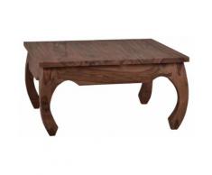 MiaMöbel Opium Couchtisch Colombo 60x60cm Massivholz Sheesham Kolonialstil Indien Indisch