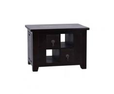 MiaMöbel Mexico Multifunktionstisch mit Zeitungsfächern Massivholz Pinie Kolonialstil Mexiko Möbel Mexikanisch