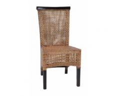 MiaMöbel Rattanstuhl 'Coco' Modern Rattan