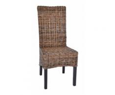 MiaMöbel Rattanstuhl 'Kenya' Modern Rattan