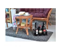 MiaMöbel Rattan Couchtisch 'Bahama' rund