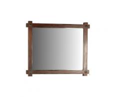 MiaMöbel Mexico Spiegel Glas, Massivholz Pinie Landhaus Mexiko Möbel Mexikanisch