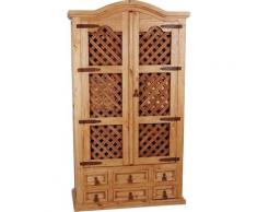 MiaMöbel Mexico Barschrank Massivholz Pinie Landhaus Mexiko Mexikanisch
