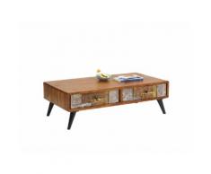 MiaMöbel Couchtisch 'Orient' Massivholz Akazie Modern Indien Indisch
