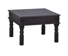 MiaMöbel Couchtisch Colombo 90x60cm Massivholz Akazie Kolonialstil Indien Indisch