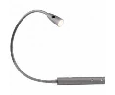 LED Leseleuchte BERTA HEITRONIC 1,5W 65lm 230V Flexarm warmweiß EEK:A