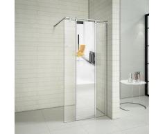 Walk in Duschkabine Duschabtrennung 100x200cm 8mm NANO Glas