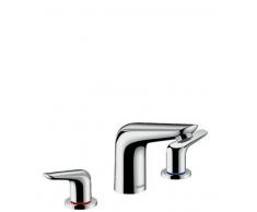 Hansgrohe 3-Loch Waschtischarmatur Novus chrom, 71140000 71140000